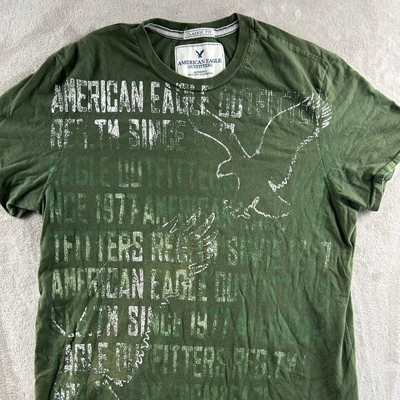 American Eagle Outfitters Other - American Eagle T-Shirt Mens Size M Garden Green Short Sleeve Fit